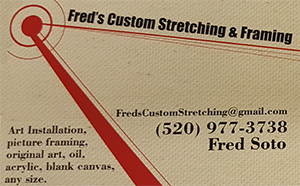 Fred's Custom Stretching Logo